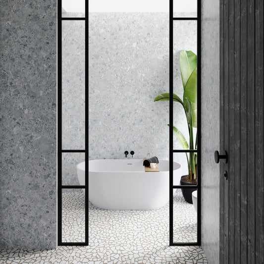 Grey Terrazo - StoneDesign™ Panels (2 Panels / Box)