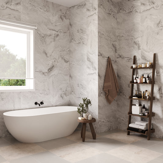 Grey Quartz - Stone Design Panels (2 Panels / Box)