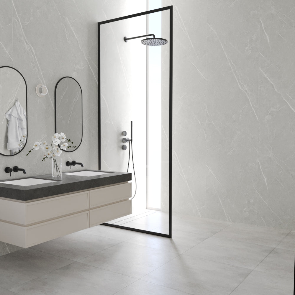 Silver Marble - Stone Design Panels (2 Panels / Box)