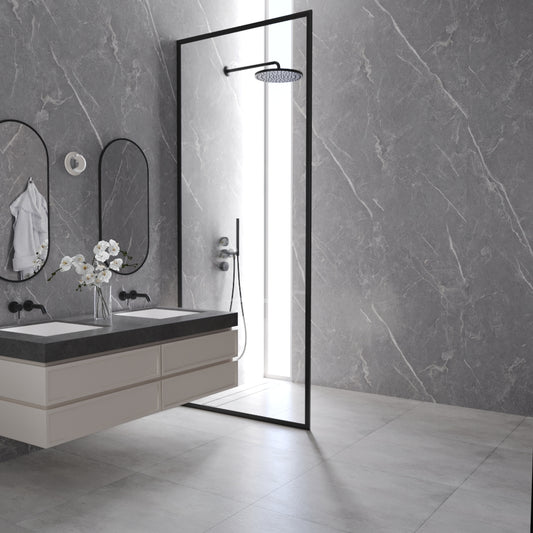 Grey Marble - Stone Design Panels (2 Panels / Box)